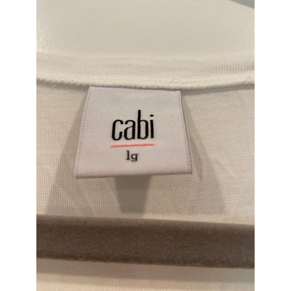 CAbi Style 3056 | Solid White Swing Tee | Size Large | NWOT - Picture 5 of 6